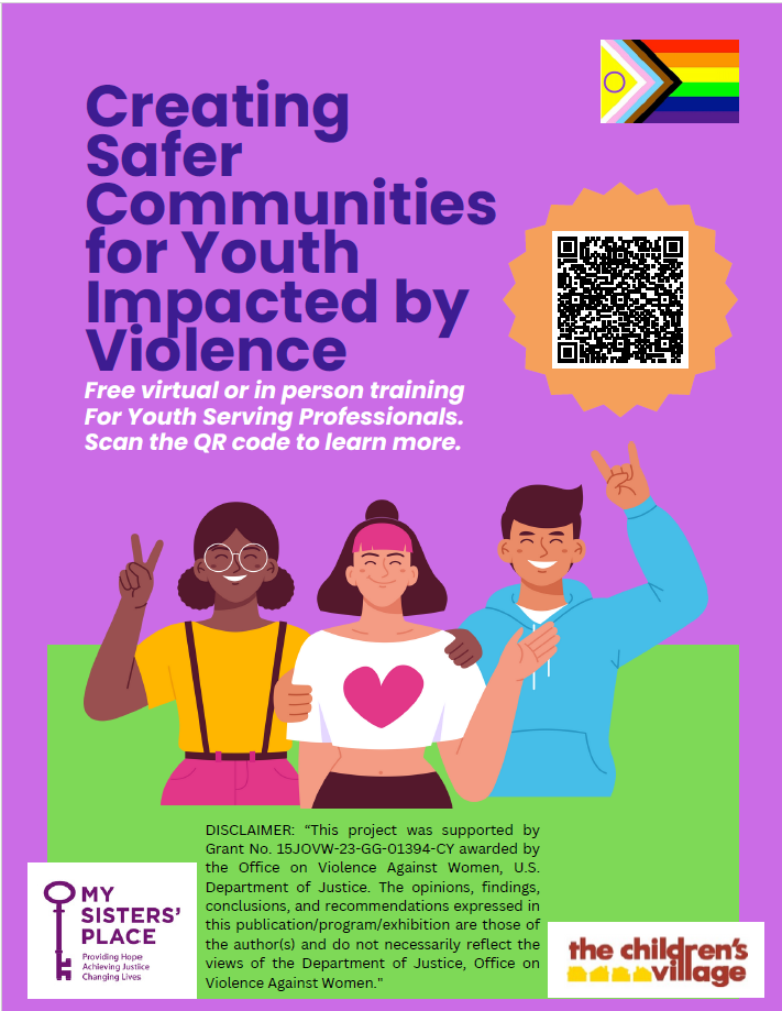 Flyer for Creating Safer Spaces Training