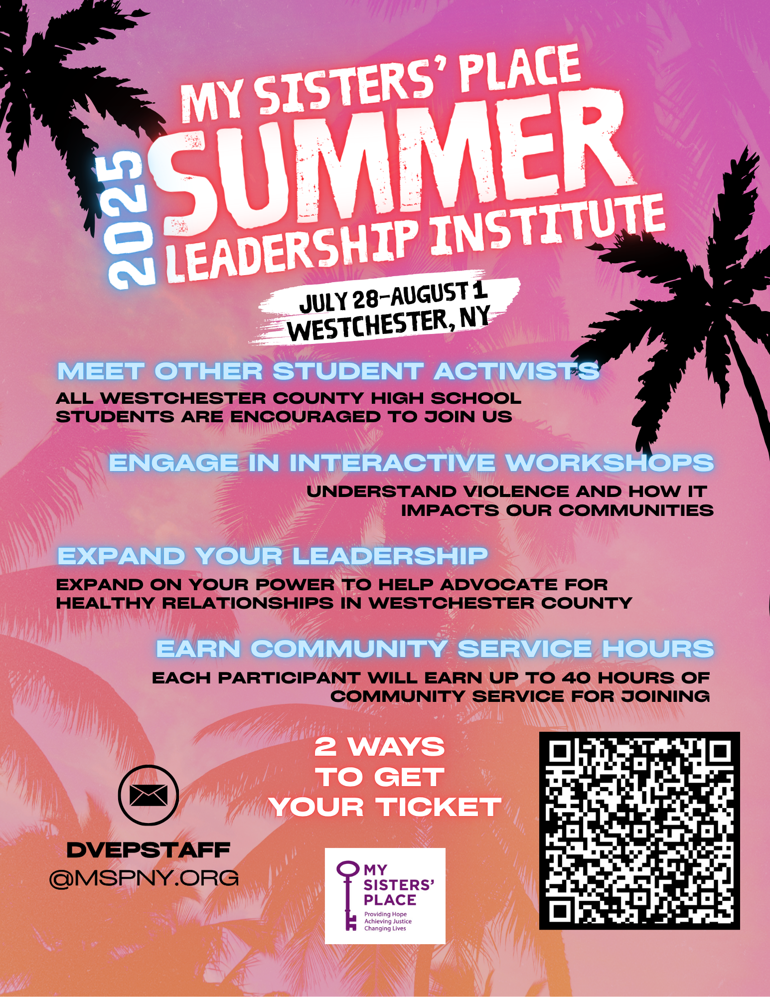 Summer Leadership Institute Flyer