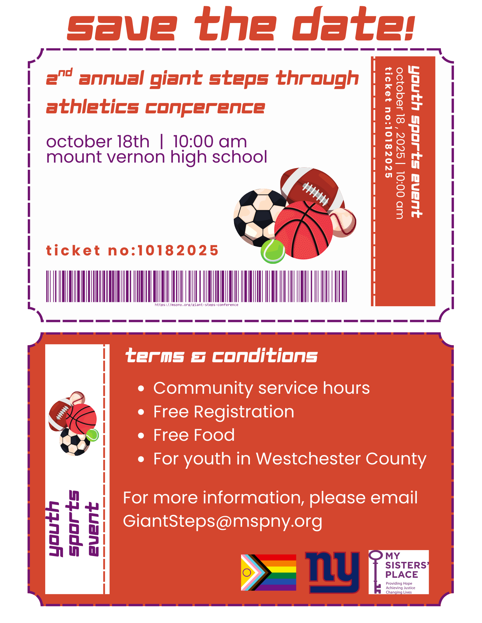 Giant steps conference flyer